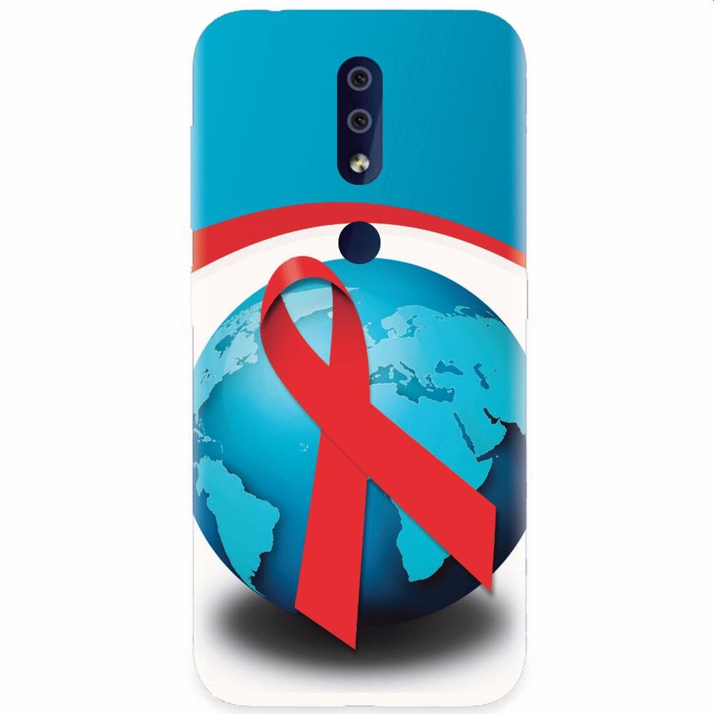 Husa silicon pentru Nokia 4.2, World Aids Day