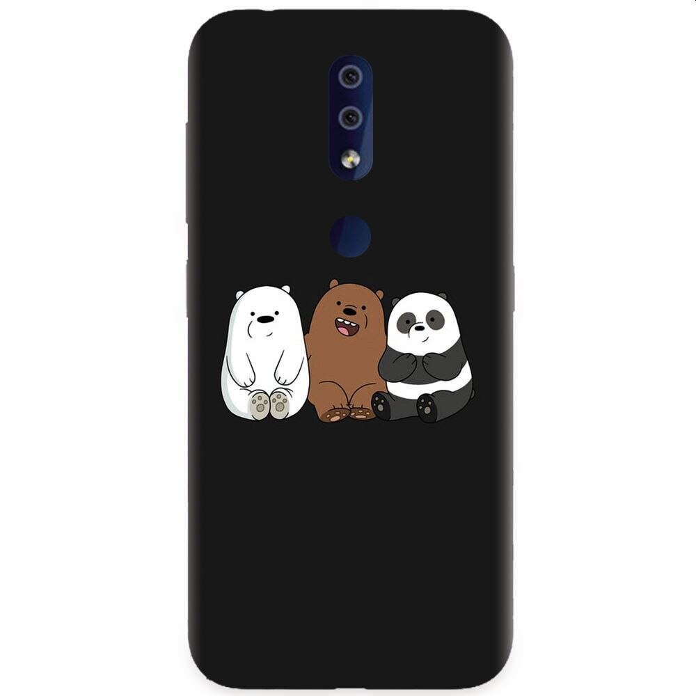 Husa silicon pentru Nokia 4.2, Bears