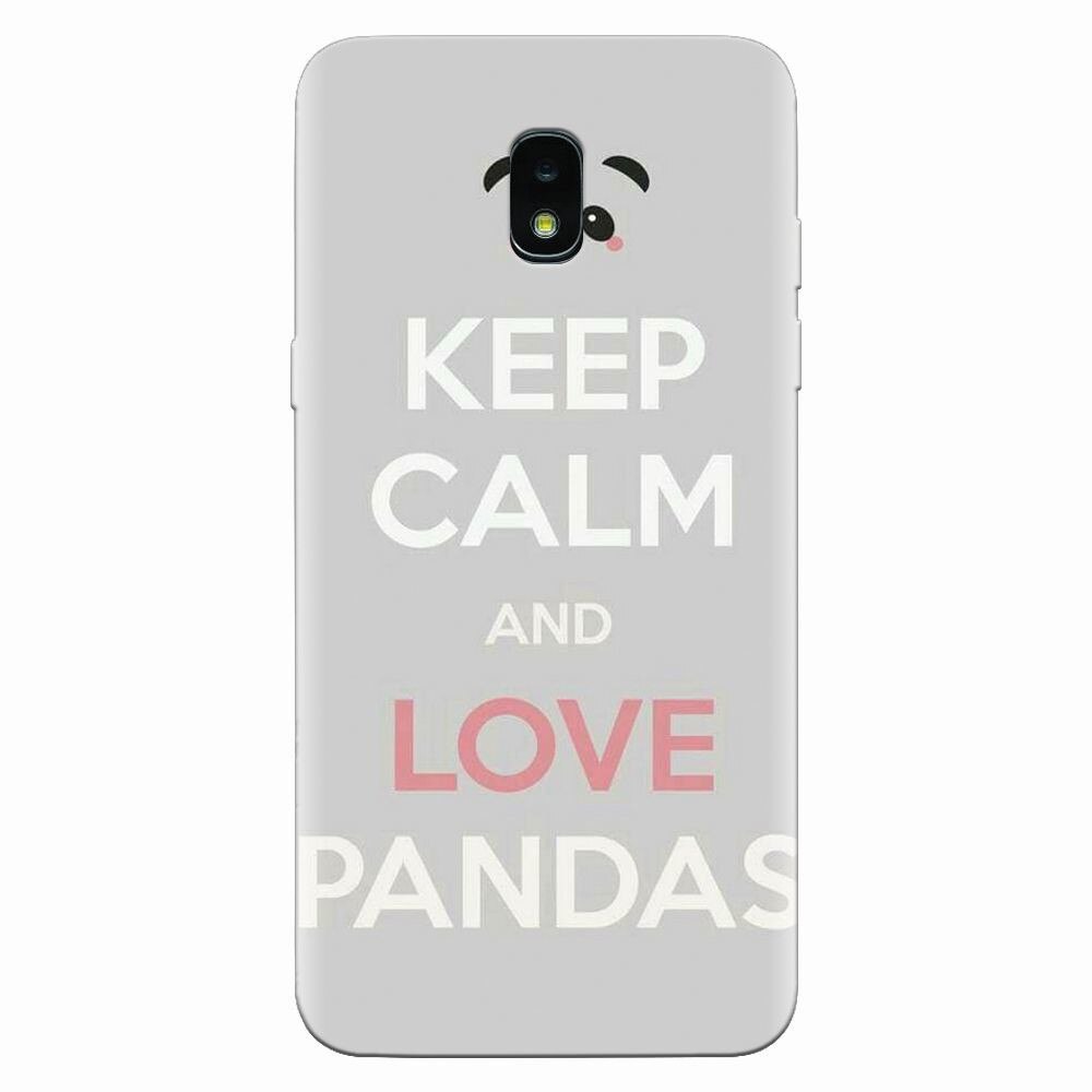 Husa silicon pentru Samsung Galaxy J3 2018, Panda Phone