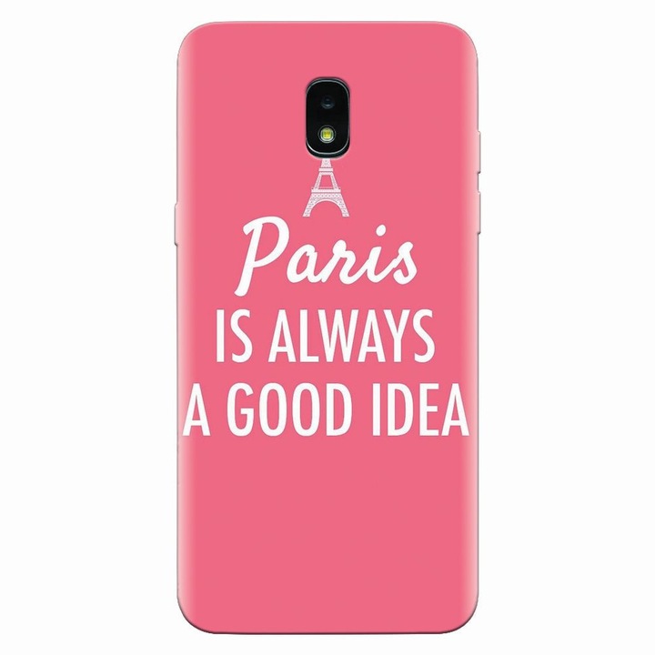 Силиконов калъф за Samsung Galaxy J3 2018, Париж винаги е добра идея