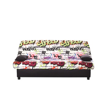 Canapea Click Clack The Sofa Grafitty Petite, 183/82/88 cm Canapea Click Clack The Sofa Grafitty Petite, 183/82/88 cm