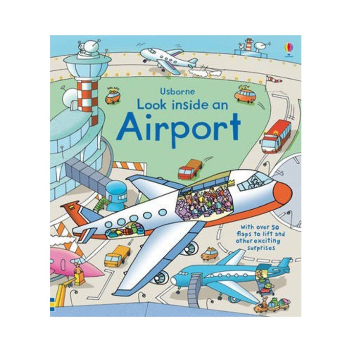 Look inside an Airport könyv, angol