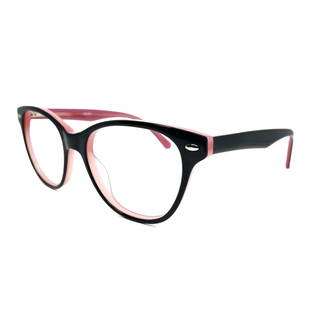 Rame ochelari, rotunzi, unisex, roz/negru, Wooky - Sam