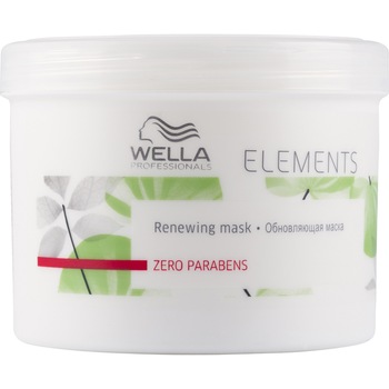 Masca de par Wella Professionals Elements regenatoare pentru toate tipurile de par, 500 ml Masca de par Wella Professionals Elements regenatoare pentru toate tipurile de par, 500 ml