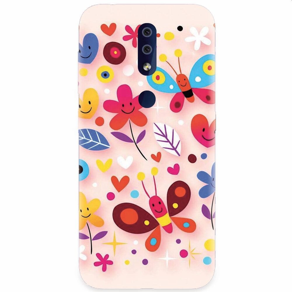 Husa silicon pentru Nokia 4.2, Butterfly 102