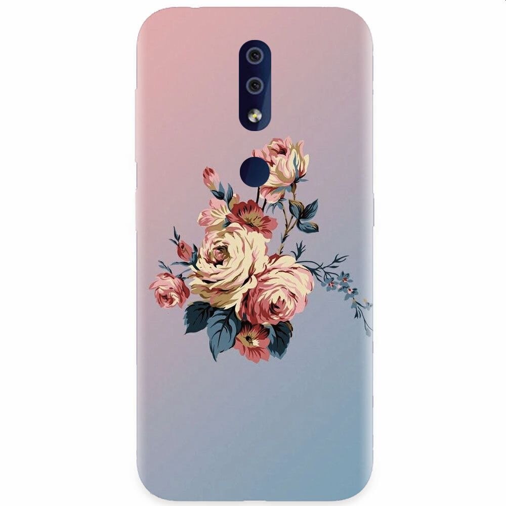 Husa silicon pentru Nokia 4.2, Roses