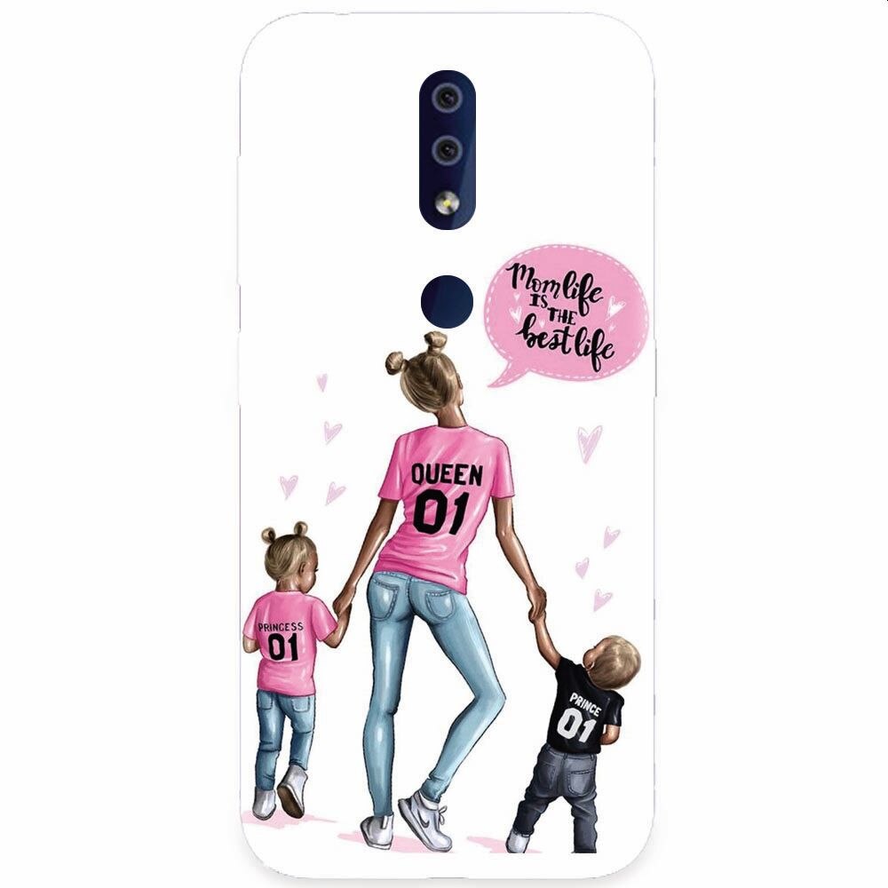 Husa silicon pentru Nokia 4.2, Mom Life