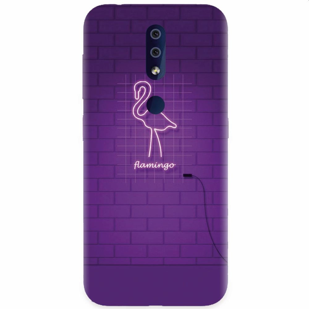 Husa silicon pentru Nokia 4.2, Light Flamingo