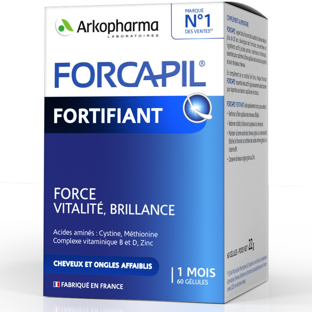 Forcapil par si unghii Arkopharma, 60 capsule