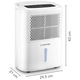 Dezumidificator Trotec TTK 26E, 10L/zi, debit aer 80mc/h, Util pana la 15mp