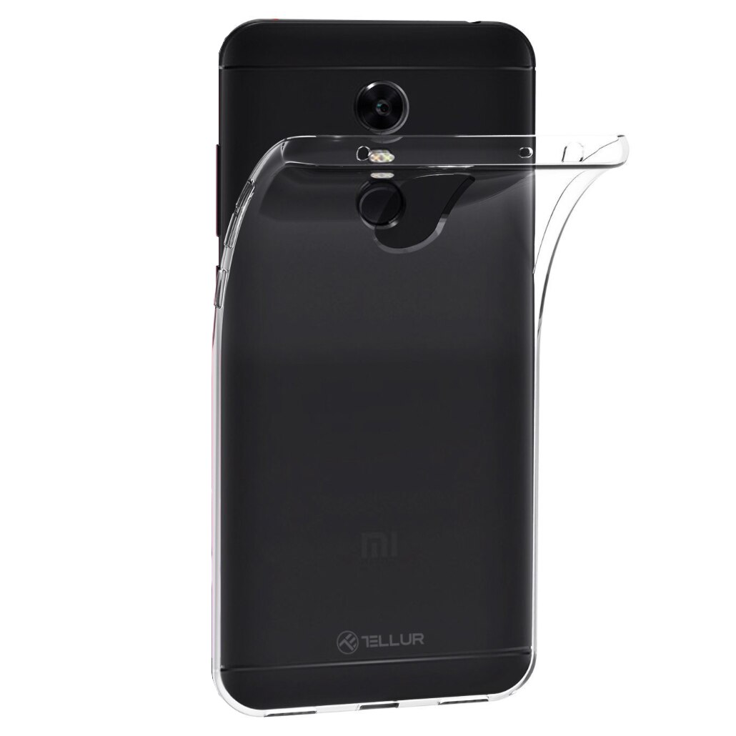 Husa de protectie Tellur Silicon pentru Xiaomi Redmi 5 Plus (Redmi Note 5), Transparent
