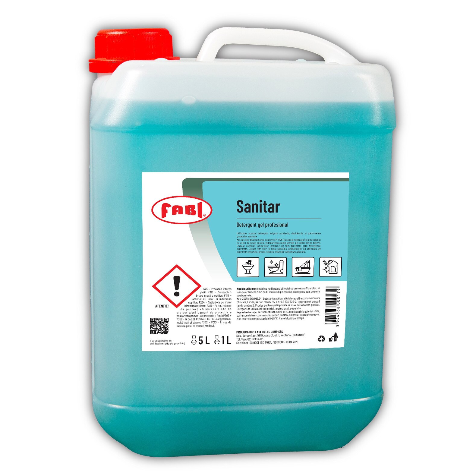 Detergent dezinfectant Sanitar Fabi 5l