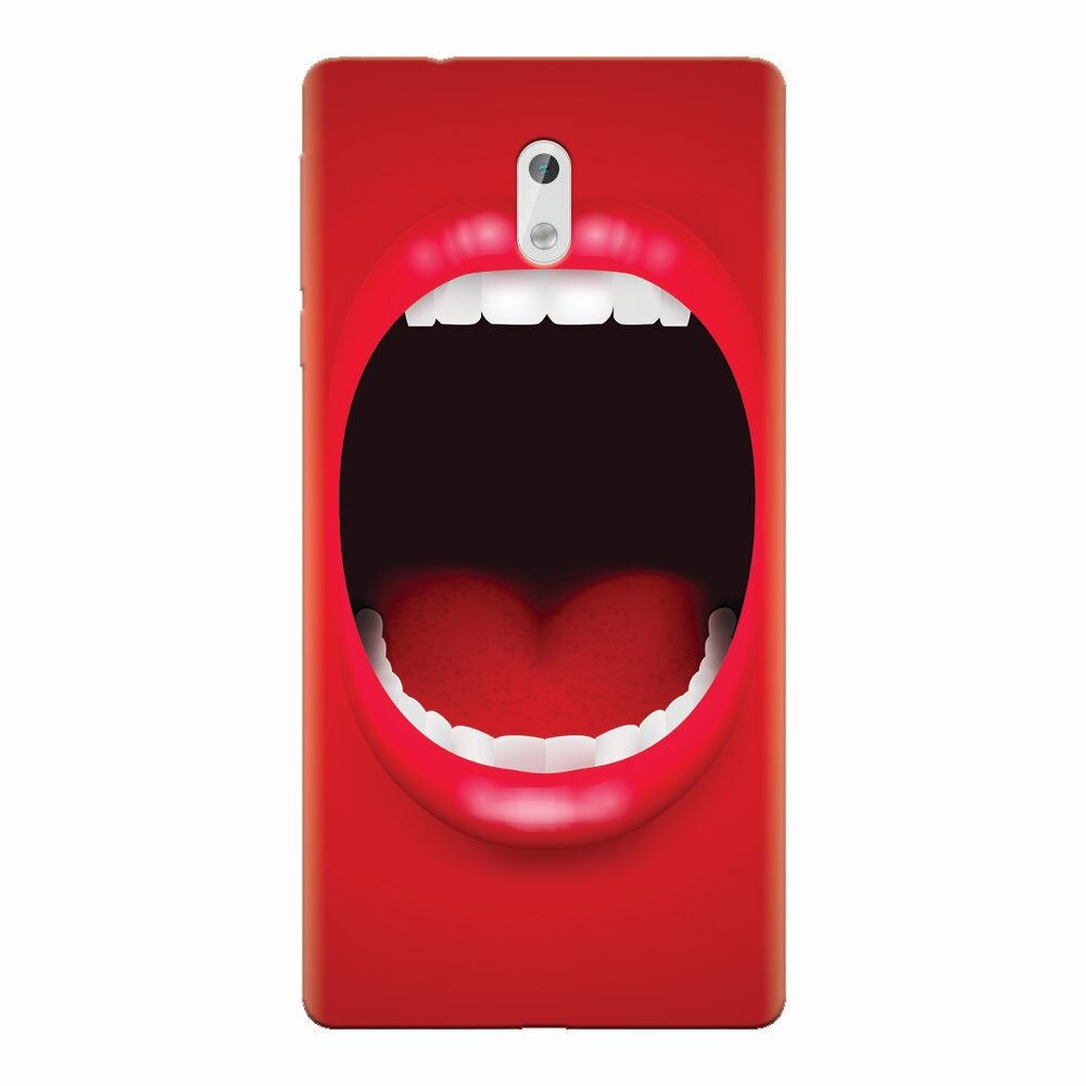 Husa silicon pentru Nokia 3, Big Mouth