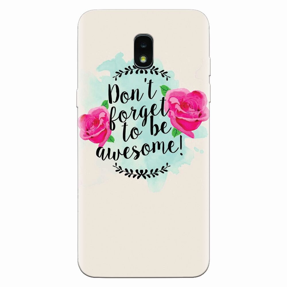 Husa silicon pentru Samsung Galaxy J3 2018, Dont Forget