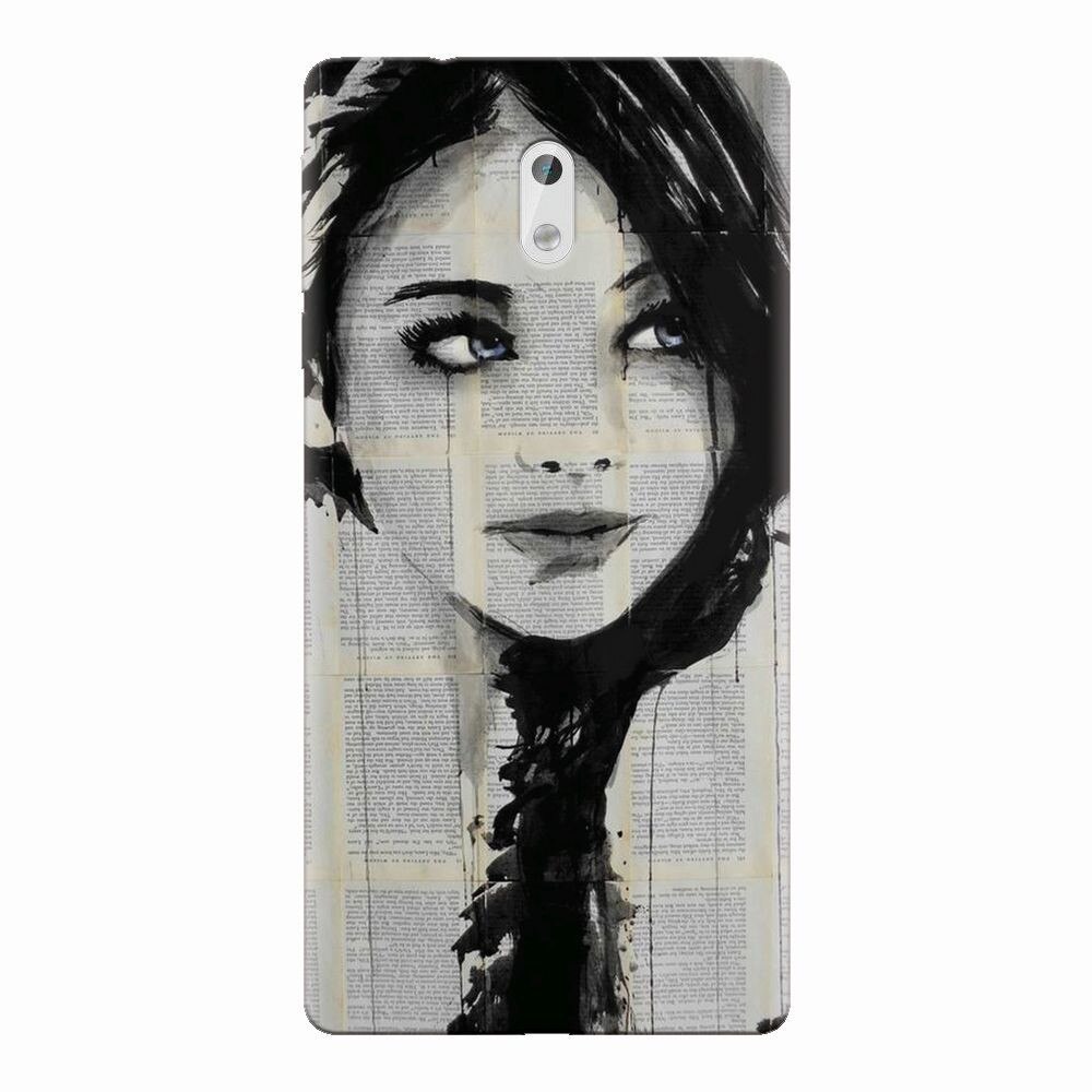 Husa silicon pentru Nokia 3, Blue Eyes