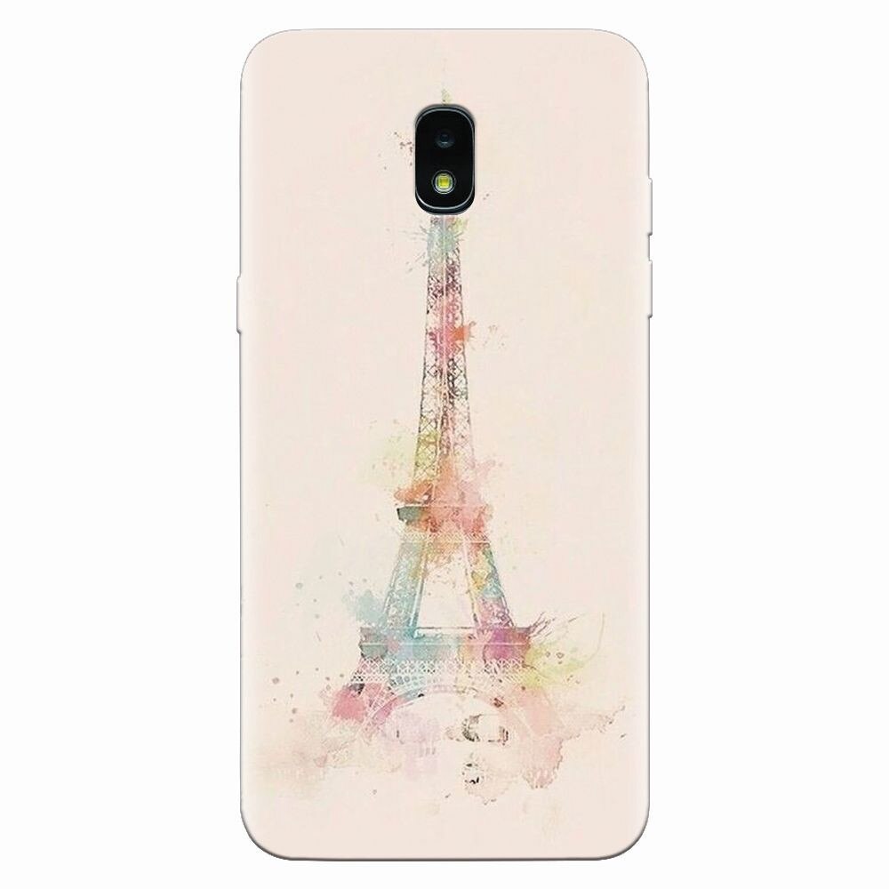 Husa silicon pentru Samsung Galaxy J3 2018, Eiffel Tower 001
