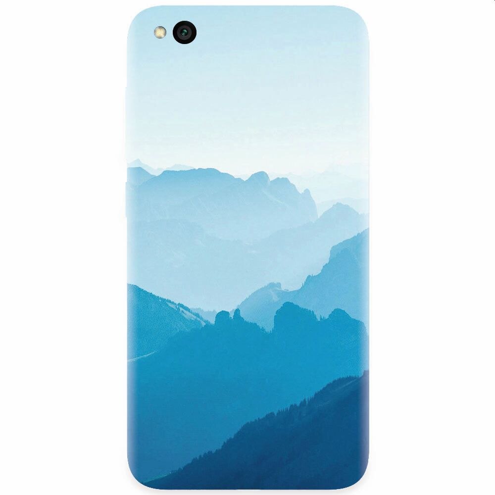 Husa silicon pentru Xiaomi Redmi Go, Blue Mountain Crests