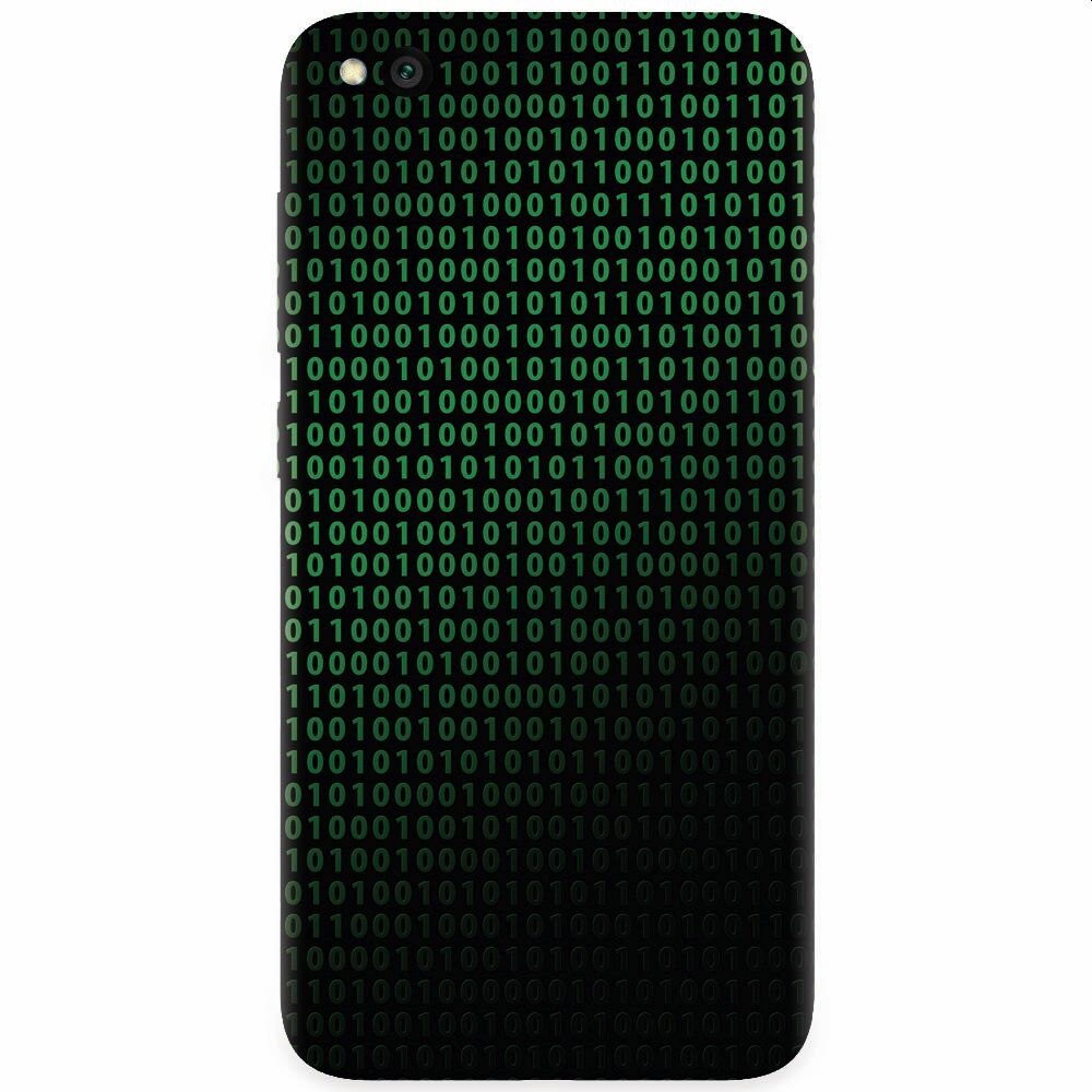 Husa silicon pentru Xiaomi Redmi Go, Binary Code