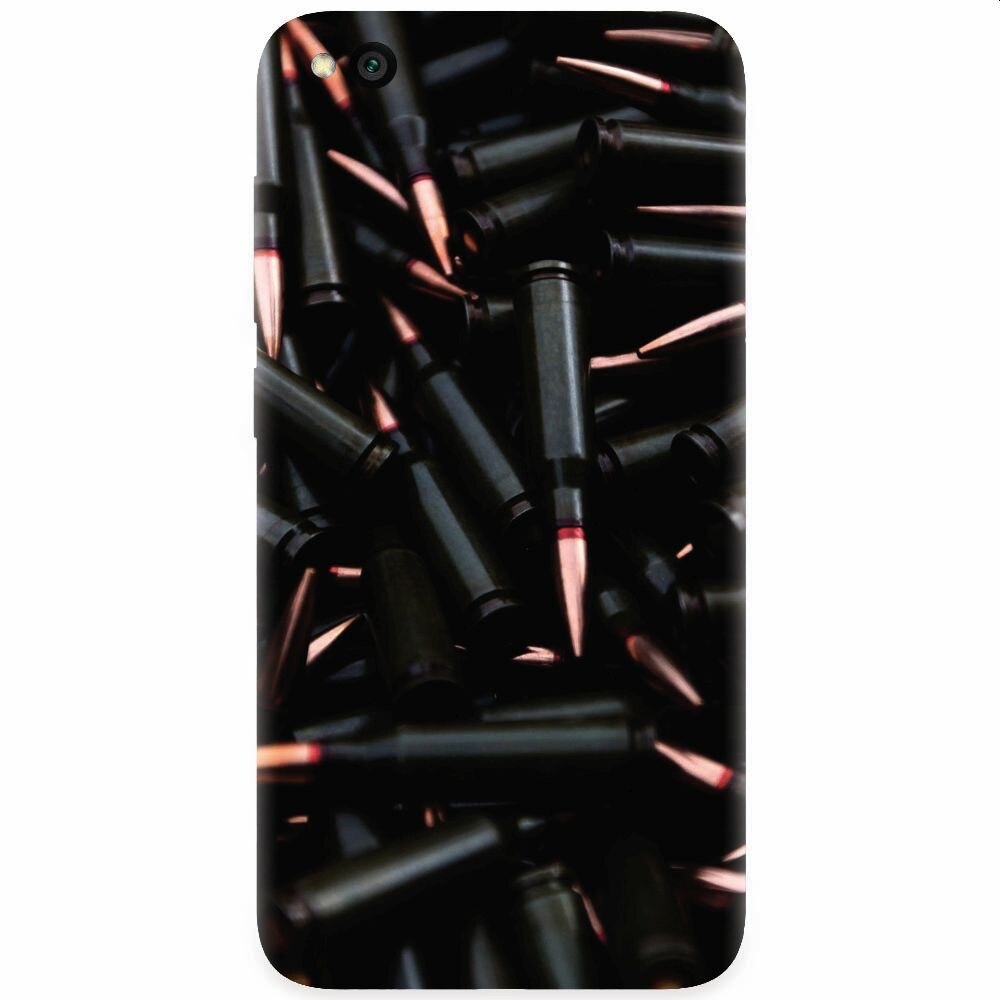 Husa silicon pentru Xiaomi Redmi Go, Ammunition Bullets