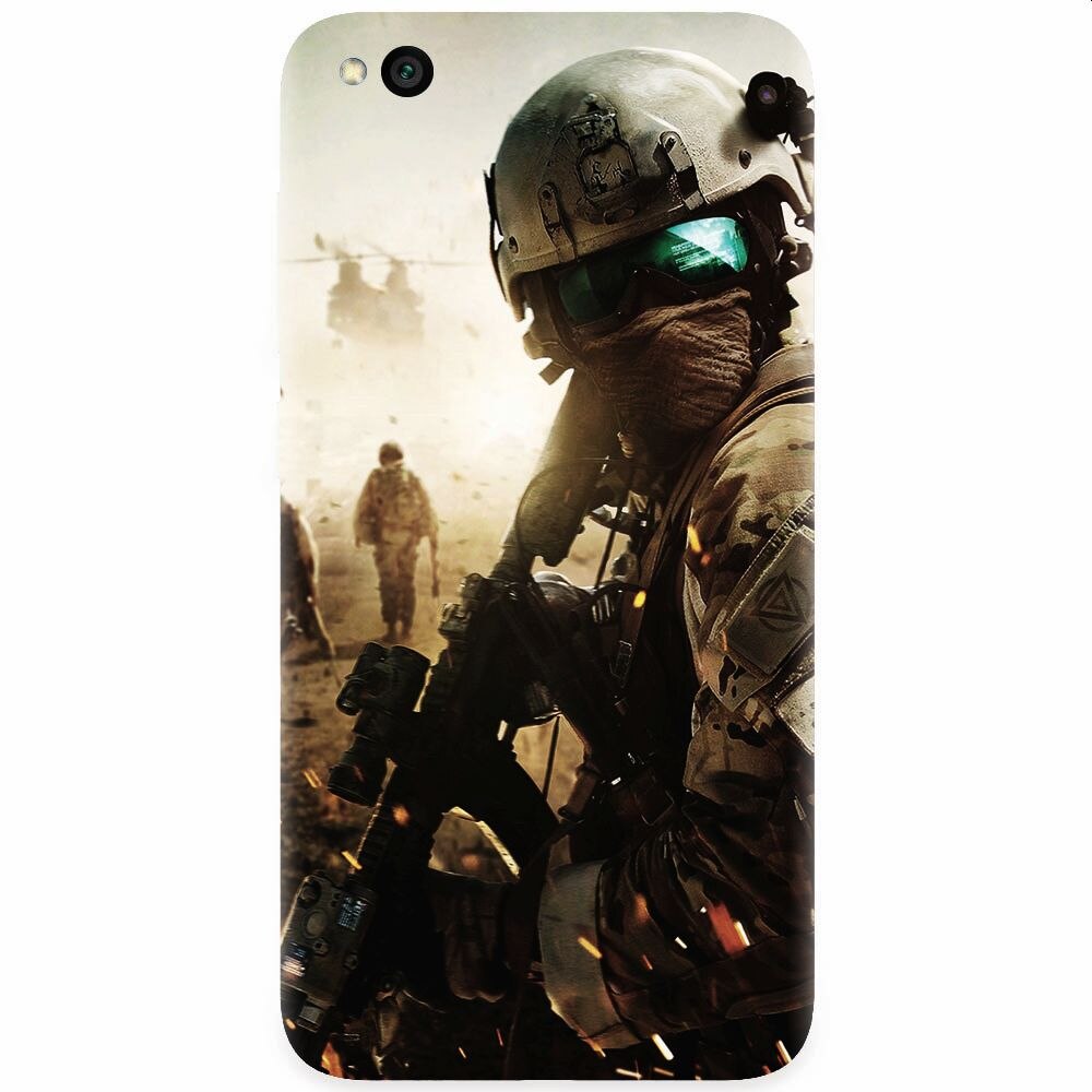 Husa silicon pentru Xiaomi Redmi Go, Battlefield
