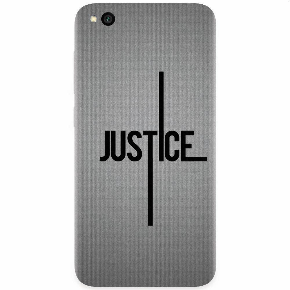 Husa silicon pentru Xiaomi Redmi Go, Amir Justice Minimalistic Nubheebuccus Text