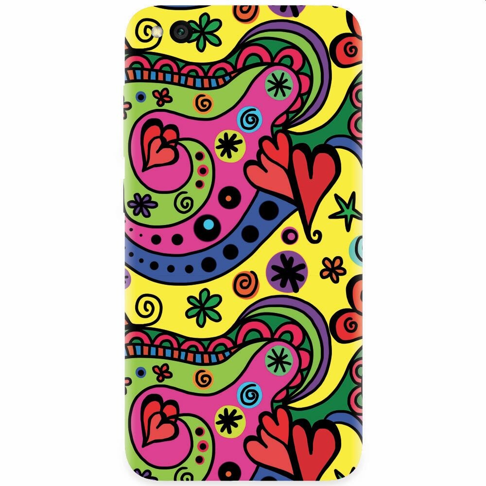 Husa silicon pentru Xiaomi Redmi Go, Heart Color