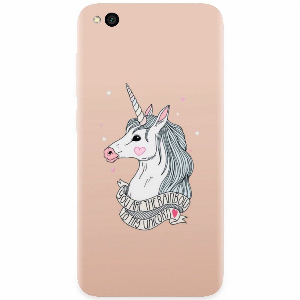 Husa silicon pentru Xiaomi Redmi Go, Cute Rose Gold