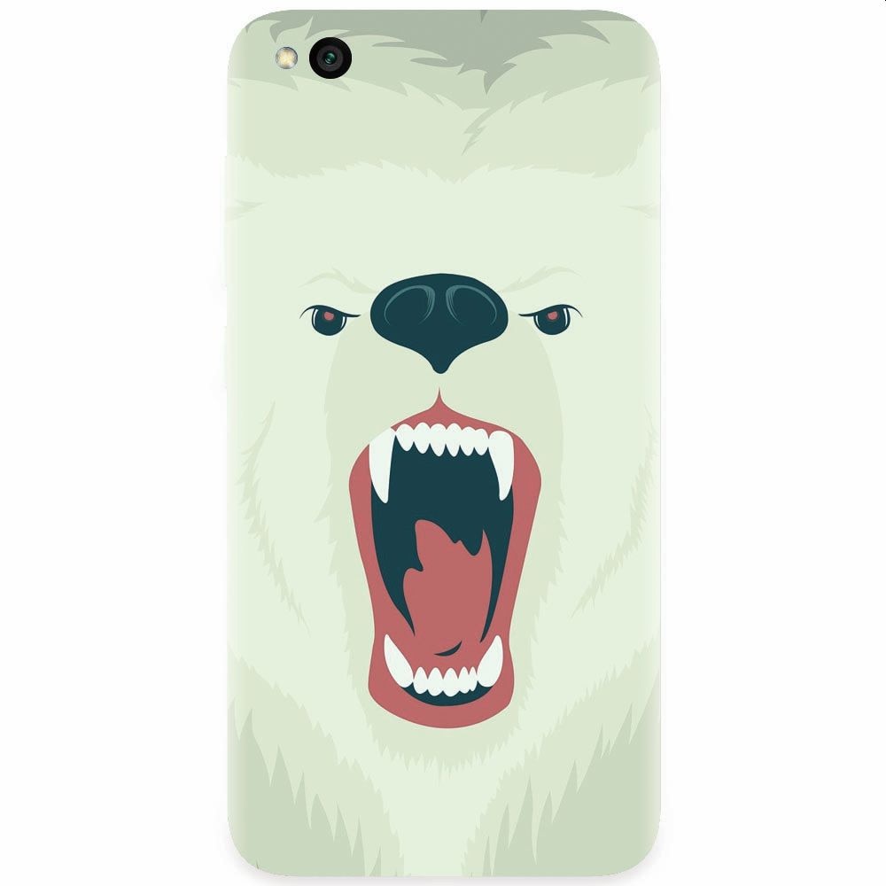 Husa silicon pentru Xiaomi Redmi Go, Fierce Polar Bear Winter