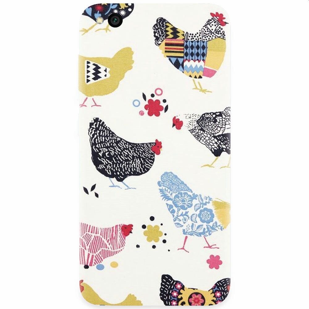 Husa silicon pentru Xiaomi Redmi Go, Chickens