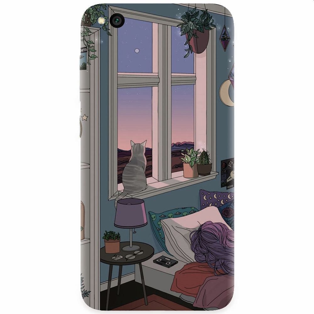 Husa silicon pentru Xiaomi Redmi Go, Girl Room