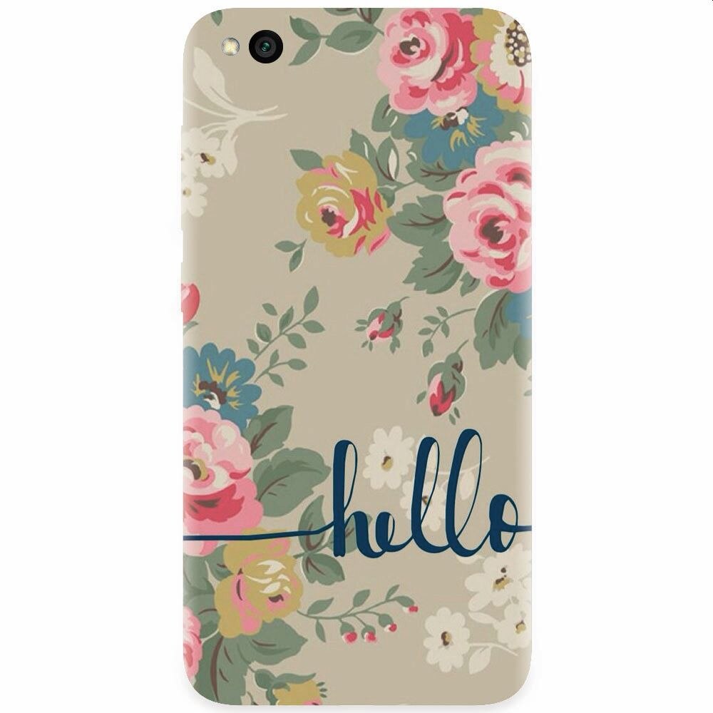 Husa silicon pentru Xiaomi Redmi Go, Cute Flower Phone