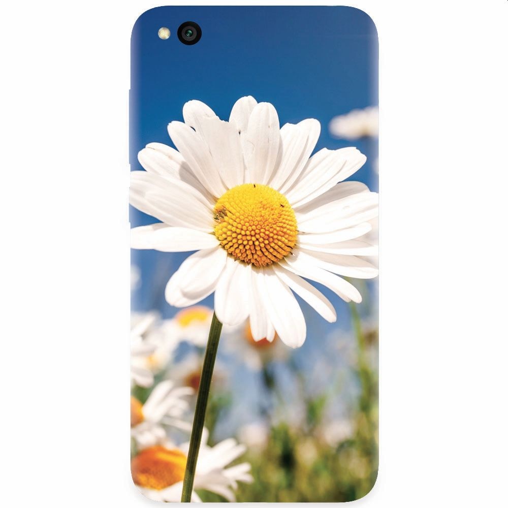 Husa silicon pentru Xiaomi Redmi Go, Daisies Field Flowers