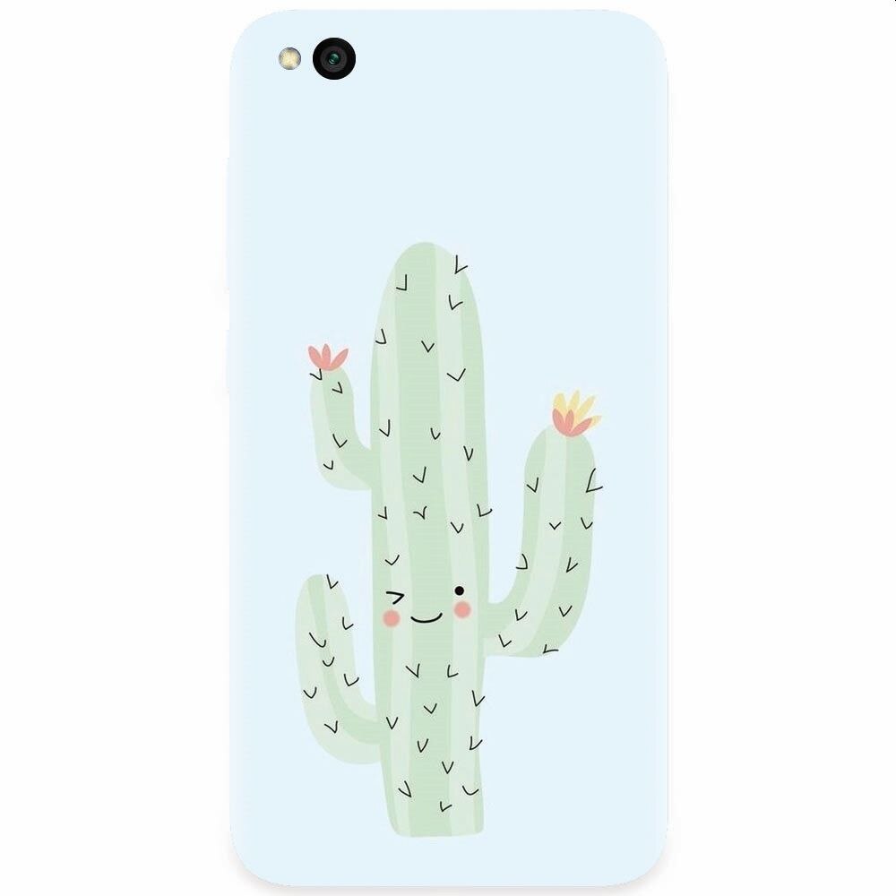Husa silicon pentru Xiaomi Redmi Go, Cactus