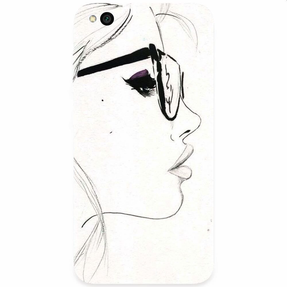 Husa silicon pentru Xiaomi Redmi Go, Girl Face