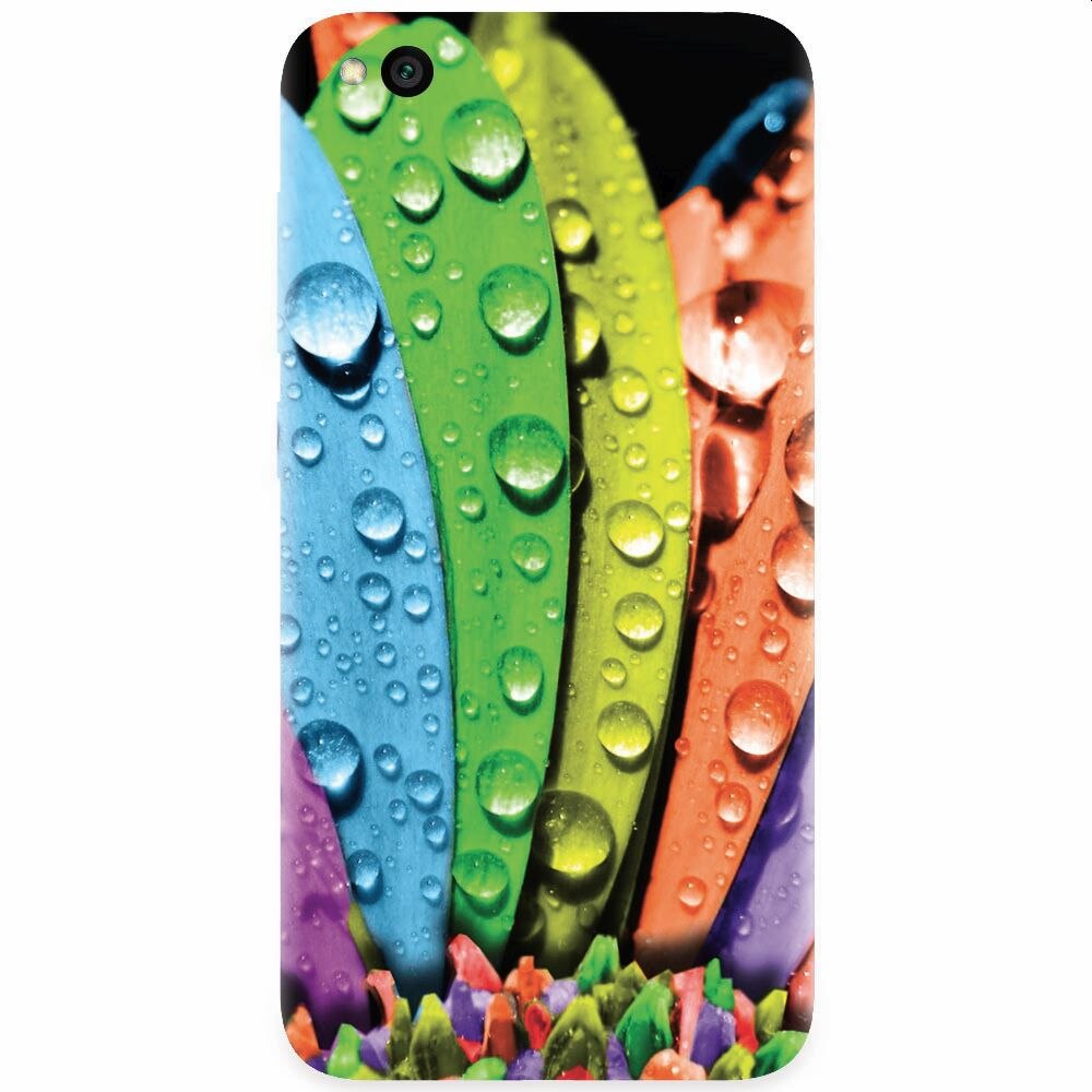 Husa silicon pentru Xiaomi Redmi Go, Colorful Daisy Petals