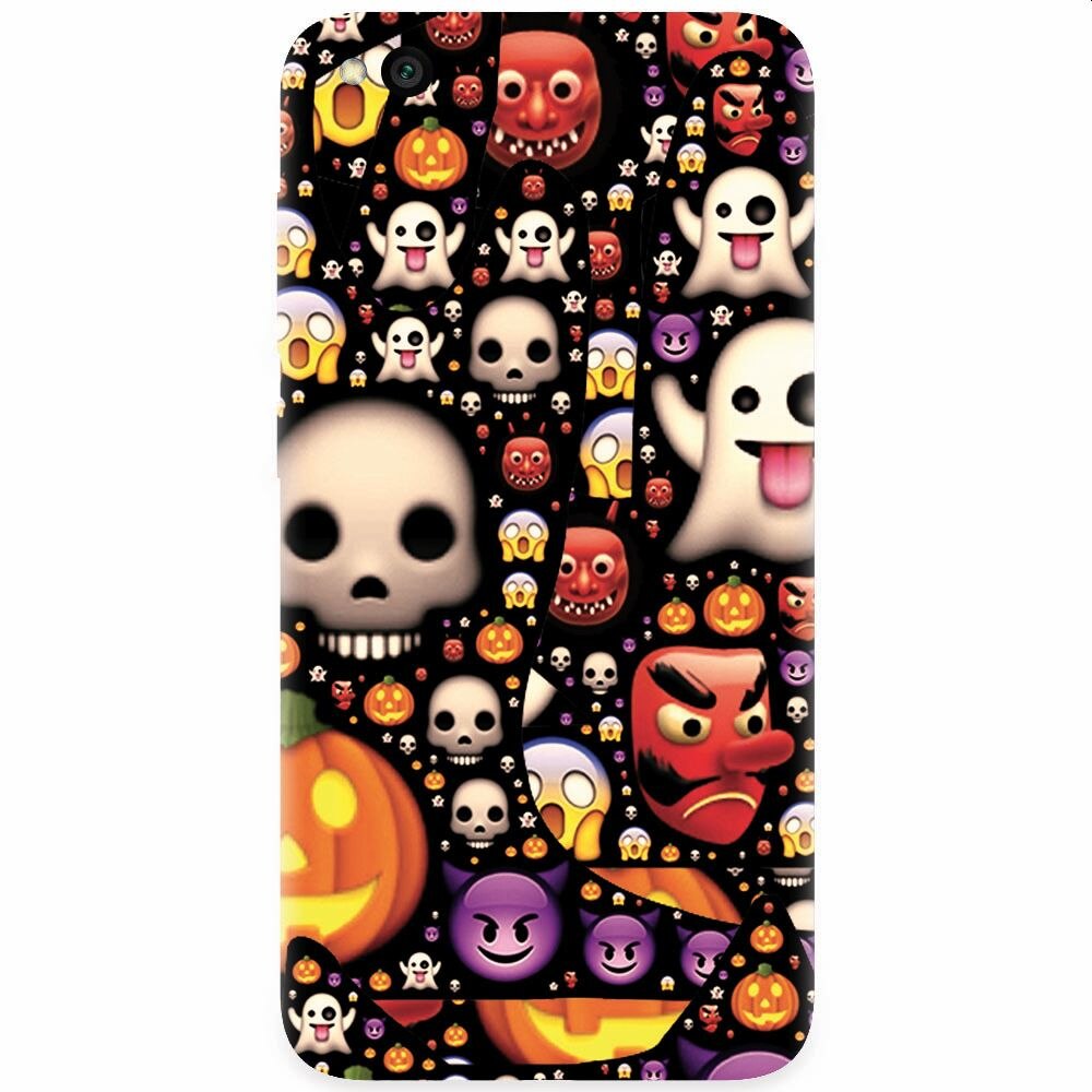 Husa silicon pentru Xiaomi Redmi Go, Emoji Mess
