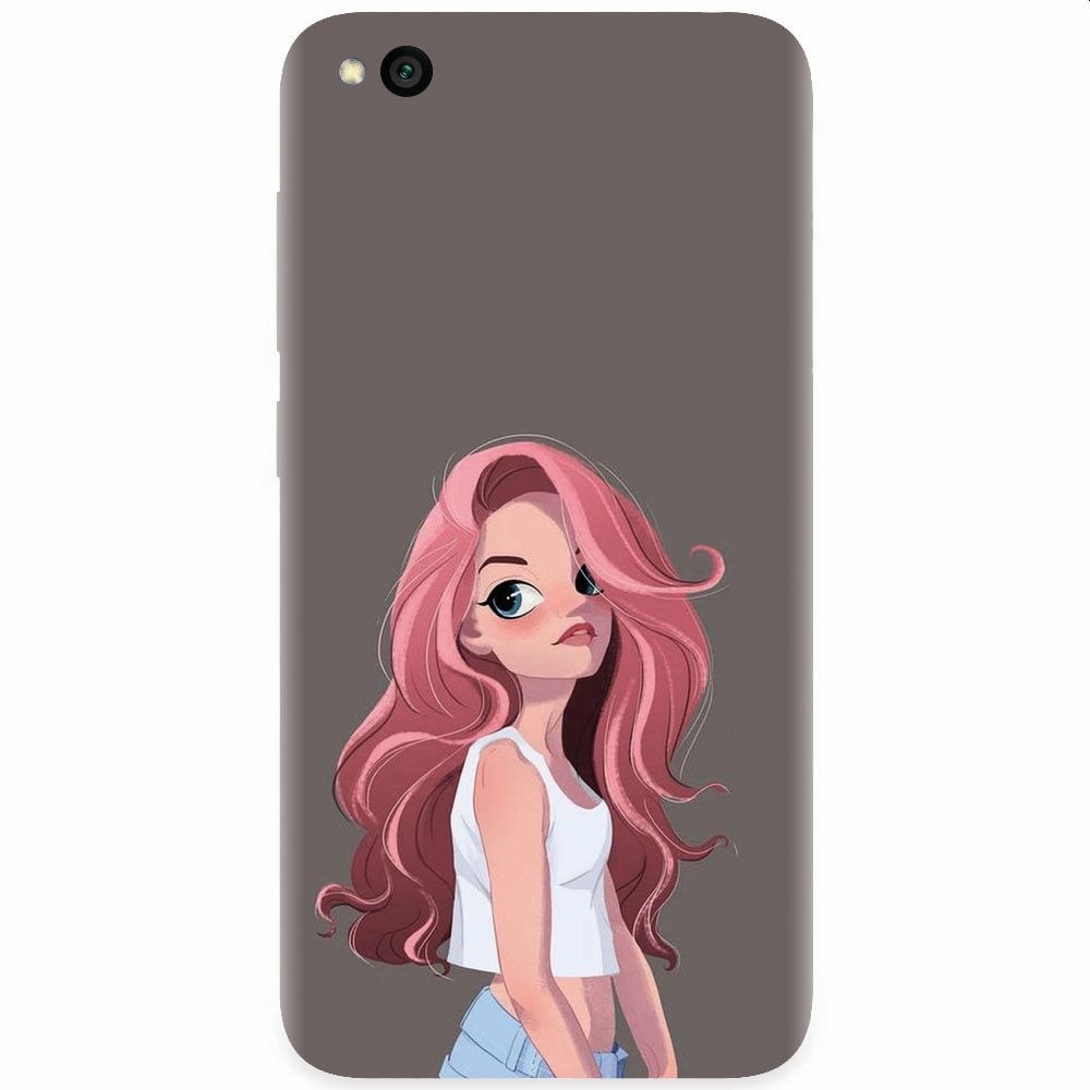 Husa silicon pentru Xiaomi Redmi Go, Cute Girl