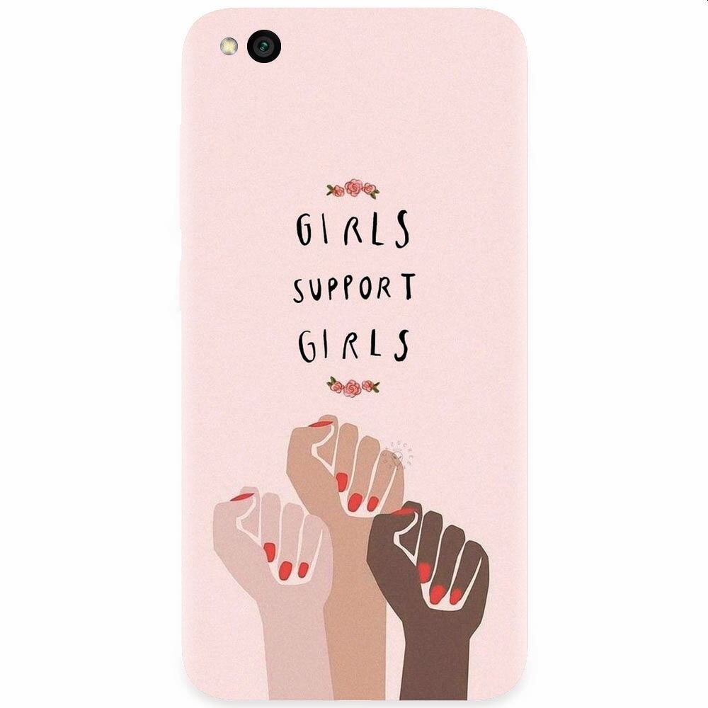 Husa silicon pentru Xiaomi Redmi Go, Girls Supportgirls