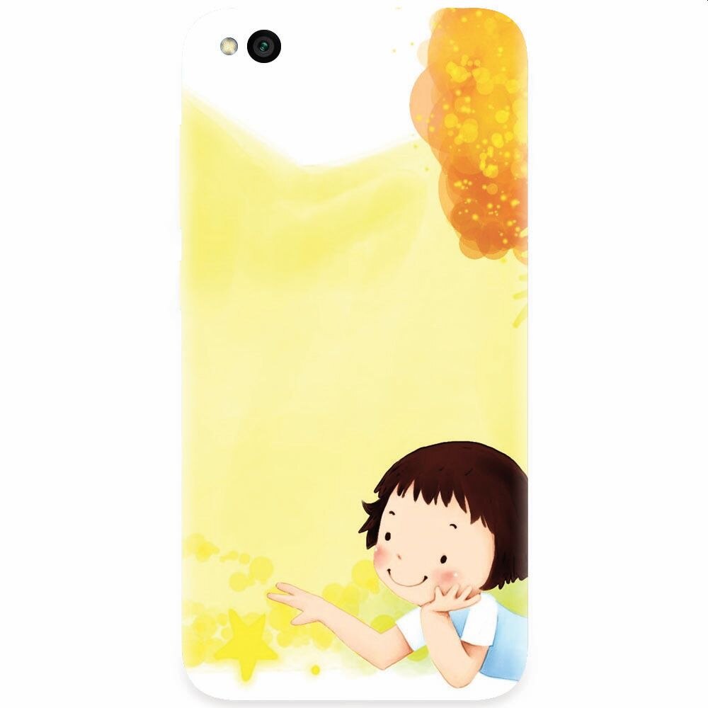 Husa silicon pentru Xiaomi Redmi Go, Child Autumn Paint Hd