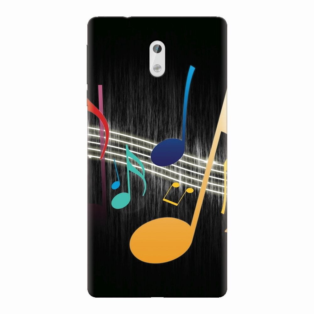 Husa silicon pentru Nokia 3, Colorful Music