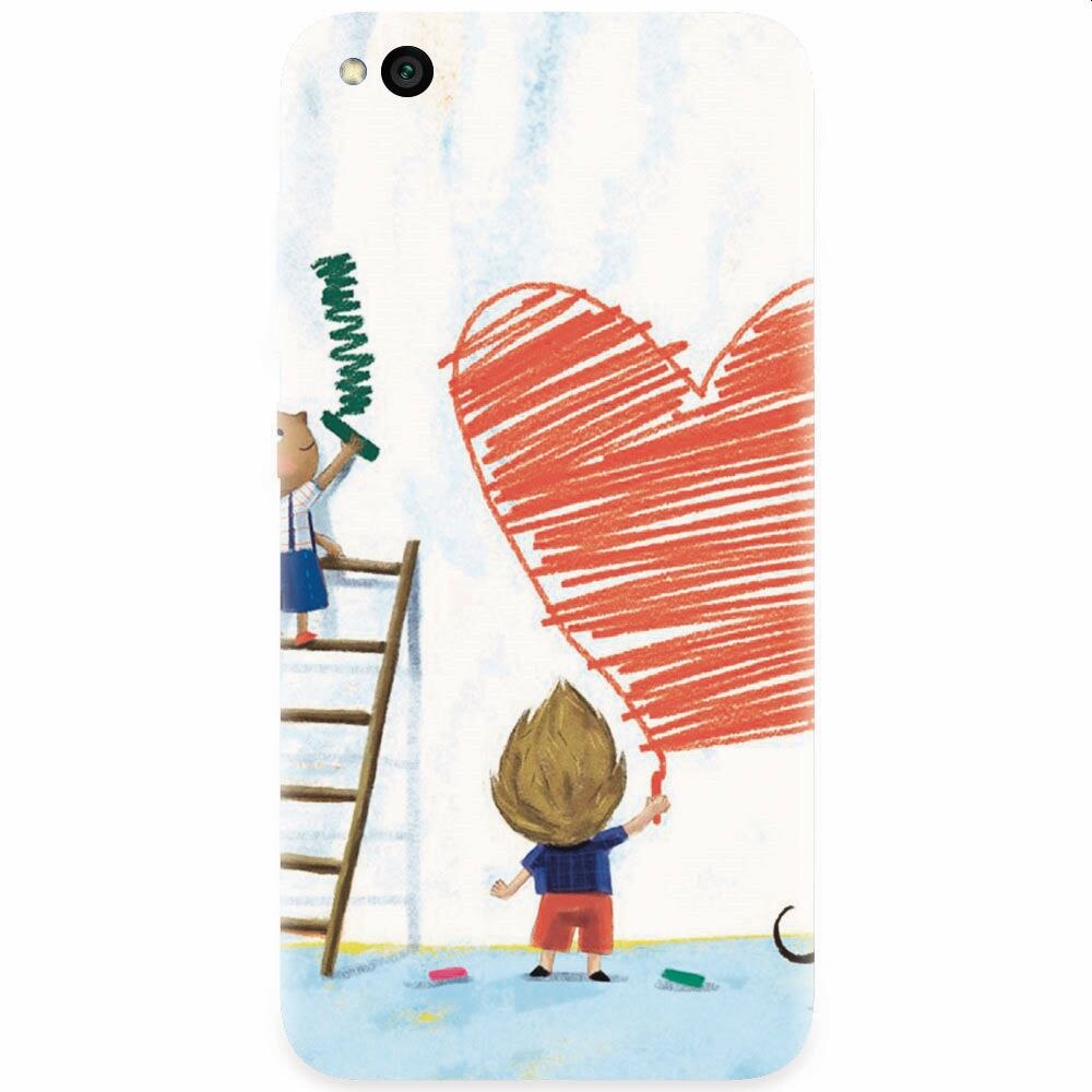 Husa silicon pentru Xiaomi Redmi Go, I Love You Creatures
