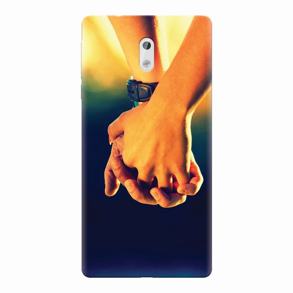 Husa silicon pentru Nokia 3, Couple Holding Hands