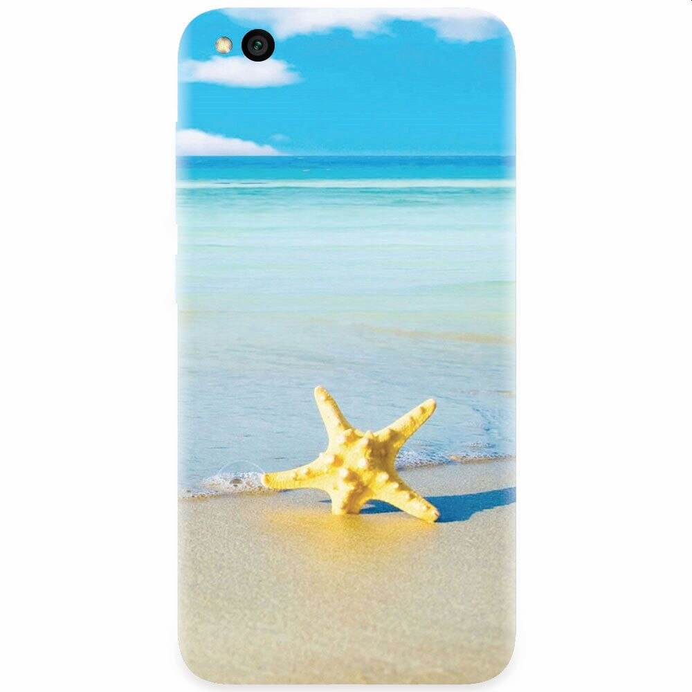 Husa silicon pentru Xiaomi Redmi Go, Starfish Beach
