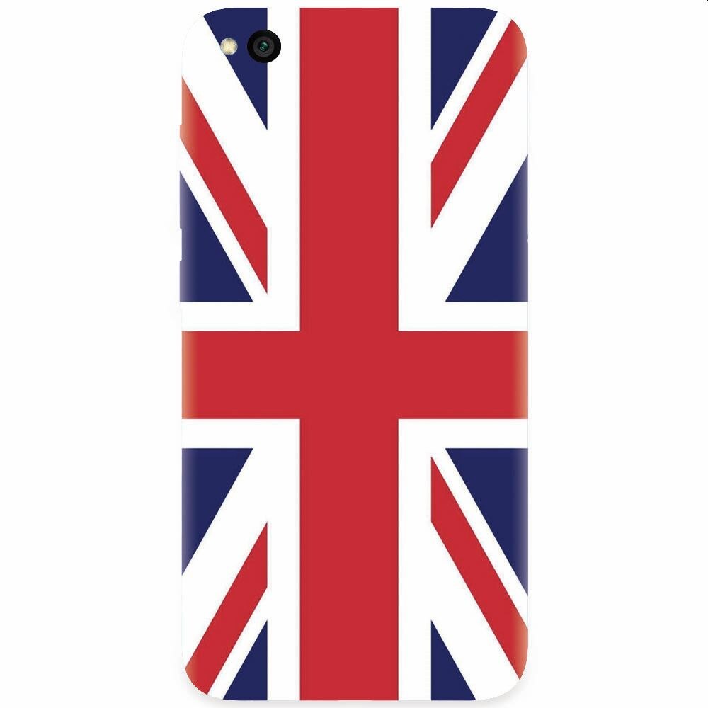Husa silicon pentru Xiaomi Redmi Go, UK Flag Illustration