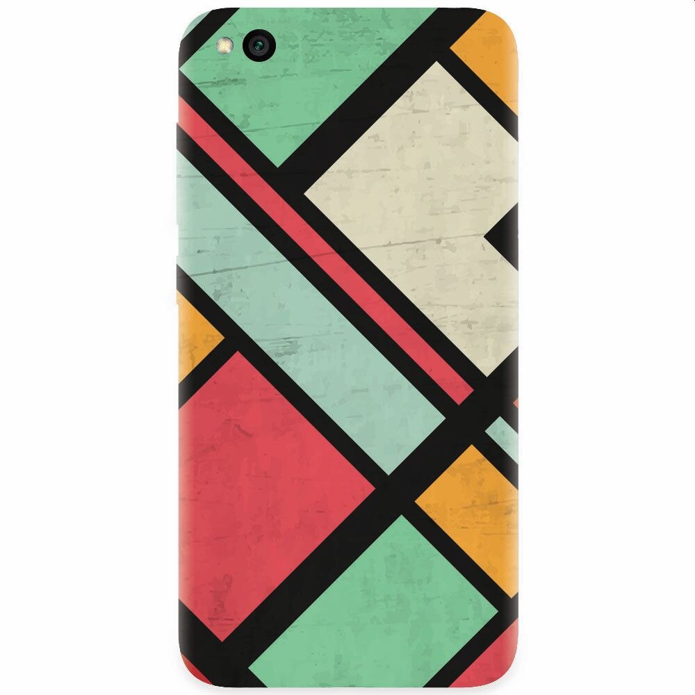 Husa silicon pentru Xiaomi Redmi Go, Retro Grunge
