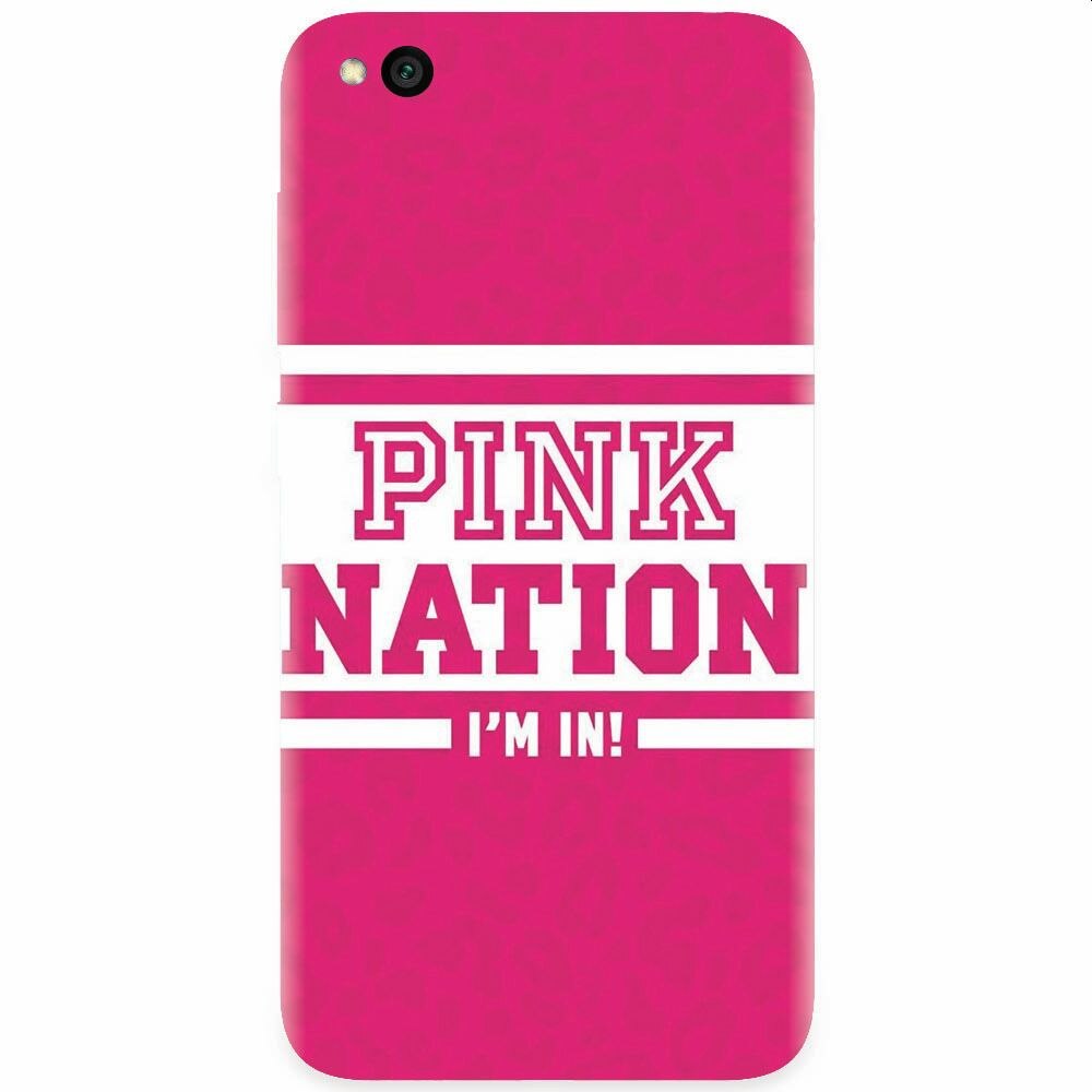 Husa silicon pentru Xiaomi Redmi Go, Pink Nation