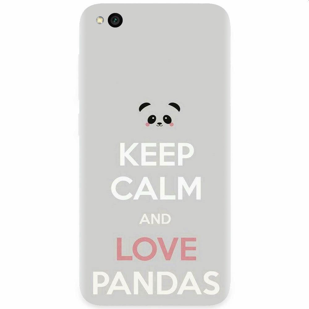 Husa silicon pentru Xiaomi Redmi Go, Panda Phone