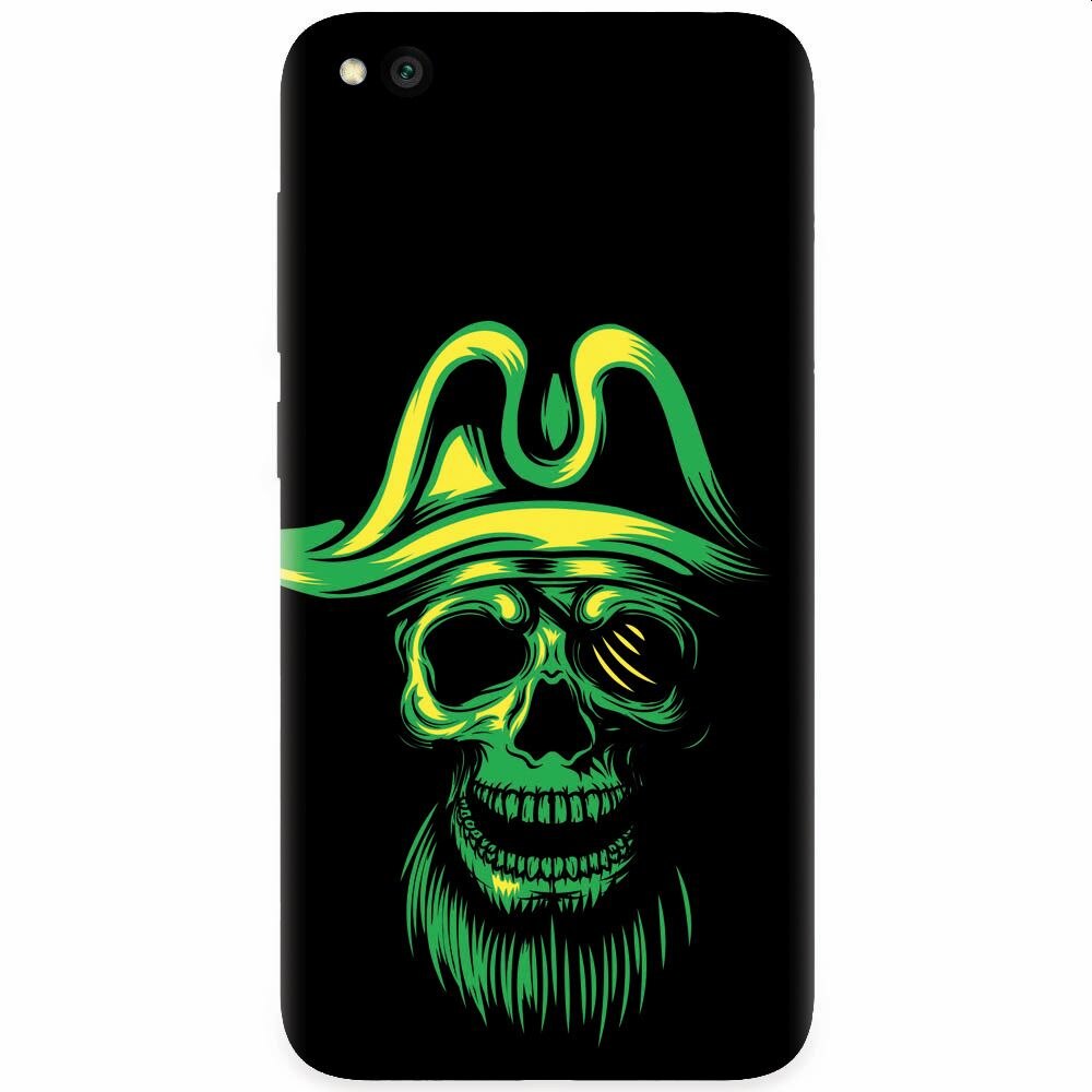 Husa silicon pentru Xiaomi Redmi Go, Pirate Skull
