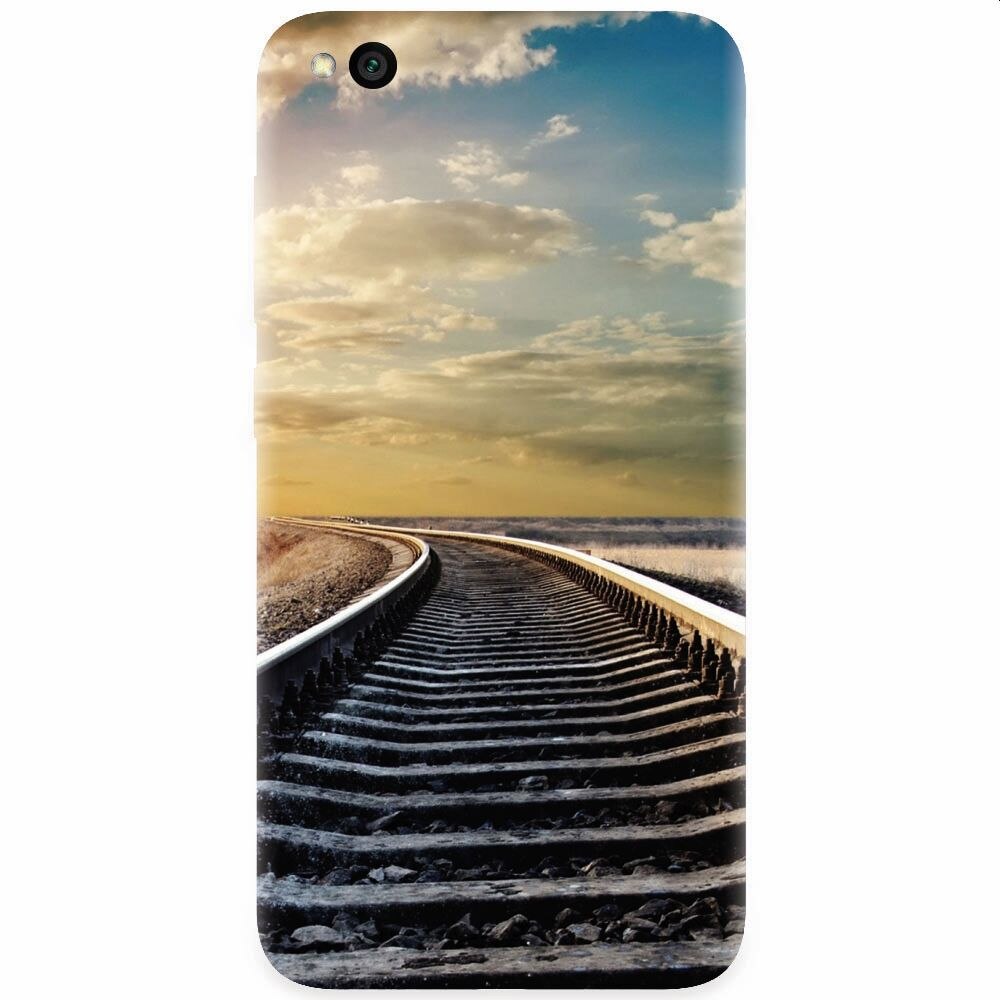 Husa silicon pentru Xiaomi Redmi Go, Railroad Horizon