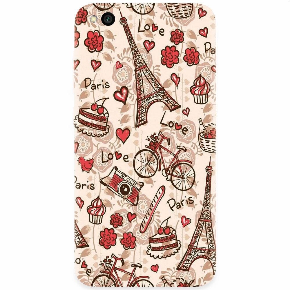 Husa silicon pentru Xiaomi Redmi Go, Paris Love